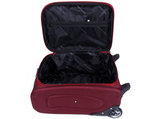 Build in telescopic aluminum trolley EVA travel case womens luggage sets with 160D lining