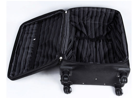 Le tissu en nylon a roulé valise de caisse de chariot à EVA la grande réglée avec le pocker mou de pront pour l'ordinateur portable