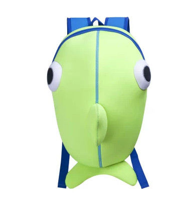Whale shape Water proof Neoprene diving material fashion healthy lovely children school bag backpack