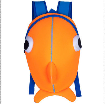 Whale shape Water proof Neoprene diving material fashion healthy lovely children school bag backpack