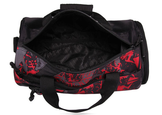 Personalized round duffle bag for youth nylon material intaglio printing  CYMK or Pantone color