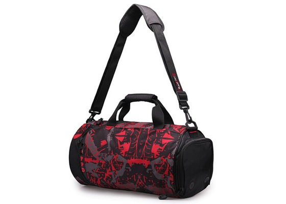 Personalized round duffle bag for youth nylon material intaglio printing  CYMK or Pantone color