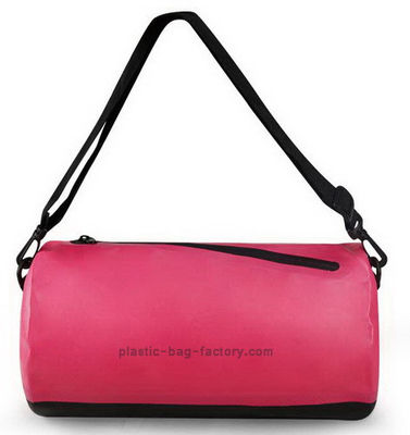 Lady's waterproof duffel bag , waterproof gym bag multiple color options